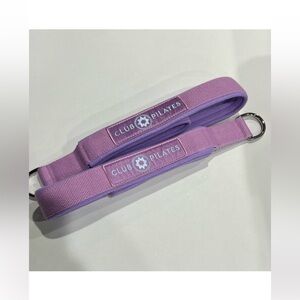 Club Pilates Reformer Straps Long and Short Loops Lavender Purple GUC